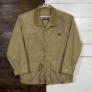 90s Remington Sportman Hunting Jacket Mens Large Suede Detail Made in USA